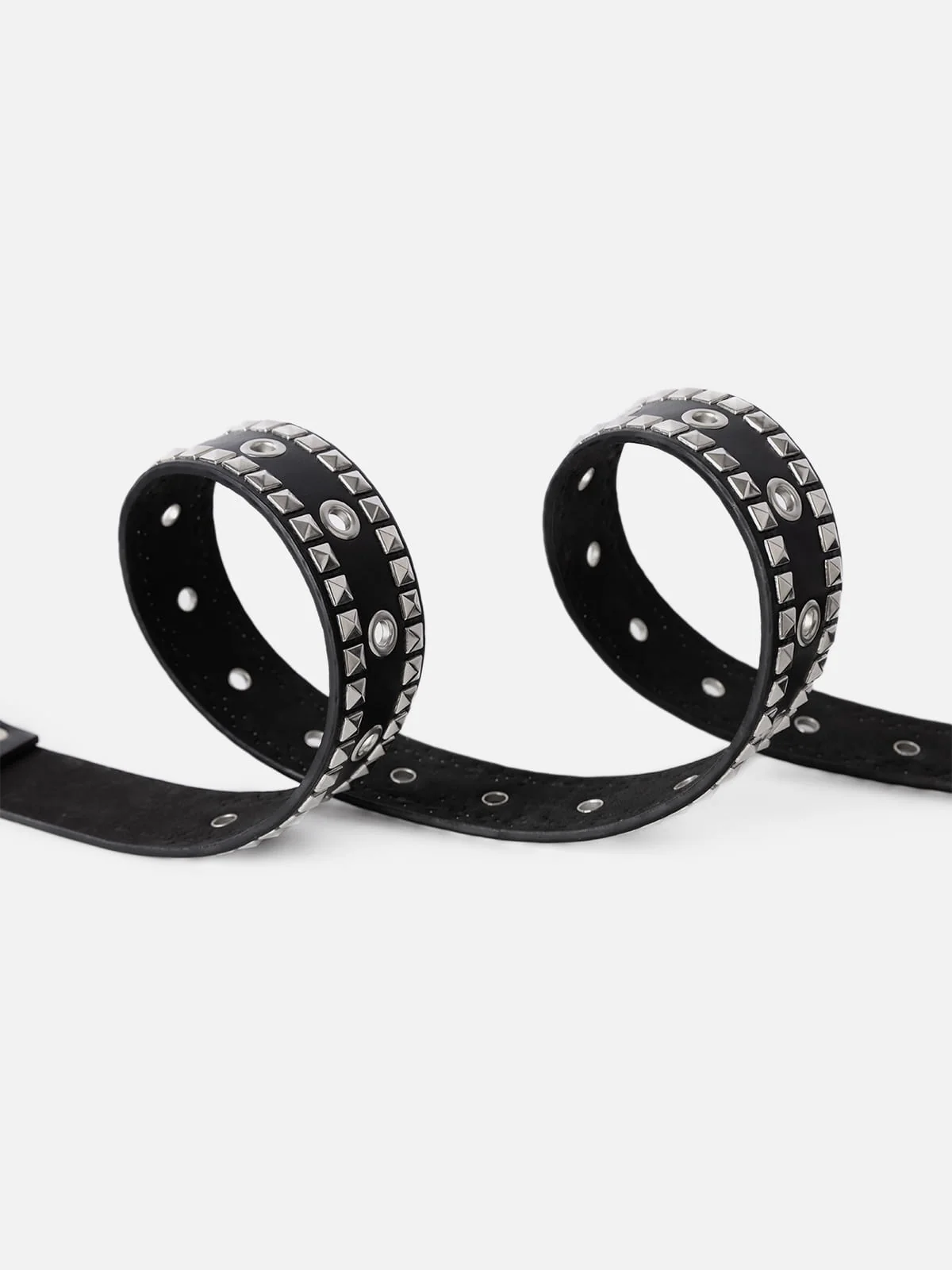 Studded Double Row Grommet Belt - Image 7