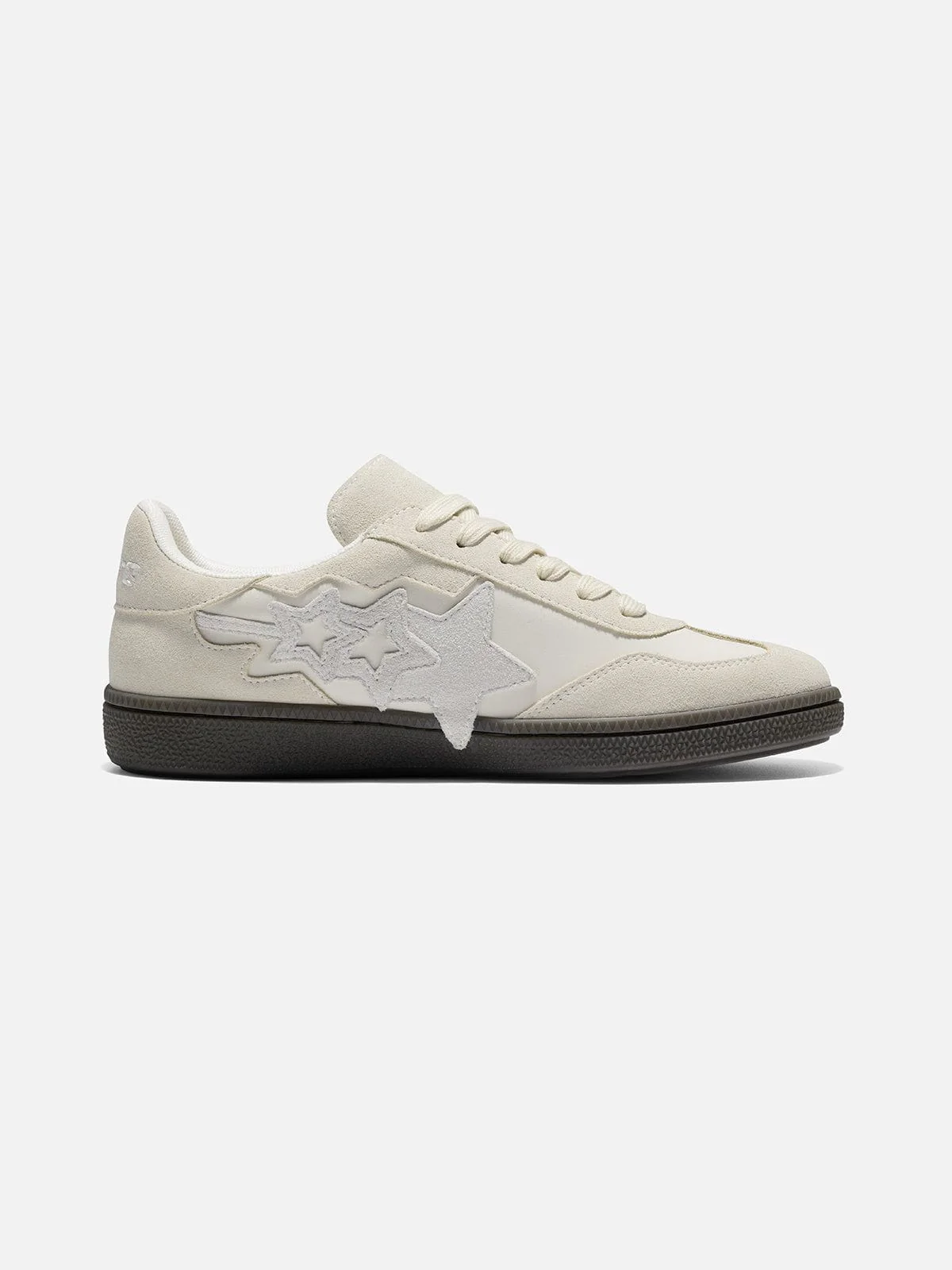 Triple Star Embroidery Gum Sole Skate Shoes - Image 3