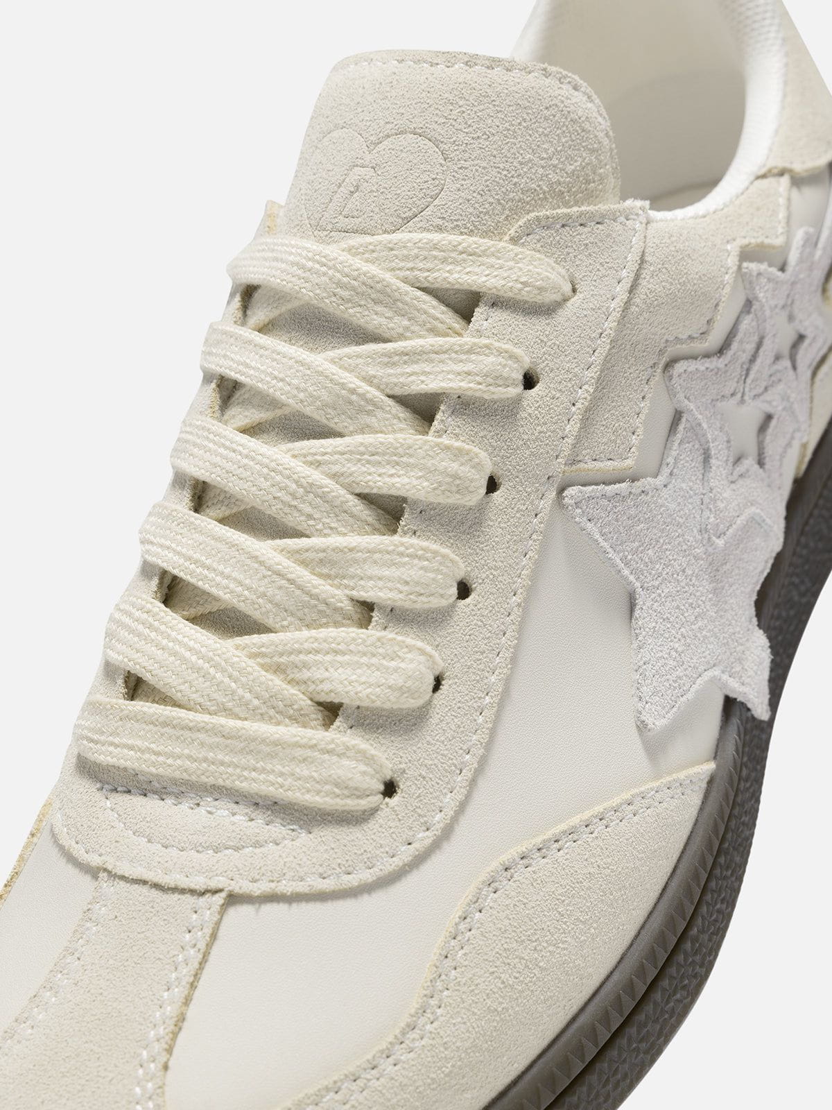 Triple Star Embroidery Gum Sole Skate Shoes - Image 6